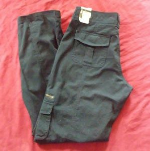 Lee Gold Black Roll Up Pants